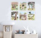Vintage Winnie The Pooh Baby Nursery Wall Art Prints 8 5x11 Set Of 6 Unframed