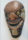Nepal - Ethnographic Fierce Ornate Wood   Metal Nepalese Mask Wall