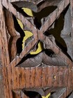 3 Pieces Of Antiques Woodcarving Pediment Gotic