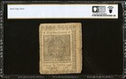 1776 Pennsylvania Colonial Currency American Revolution Bank Note Pa-205 Pcgs 20