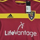 Adidas Mens 2xl Real Salt Lake Mls Soccer Jersey Home Lifevantage Red