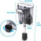 Aquarium Hang On Filter Small Fish Tank Hanging Filter Power Waterfall Filtratio