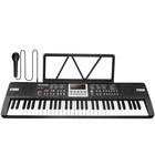 61 Key Keyboard Piano For Kids - Electric Organ With Stand   Microphone Included