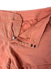New York   Company Womens Shorts Orange Casual Zip Front Mid Rise Size 6