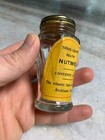 Antique Three 3 Crow Brand Nutmeg Spice Shaker Bottle Atlantic Rockland Me Label