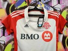 Adidas Toronto Fc 2012 Away Soccer Jersey Women Nwt Shirt White Red Bmo Size M