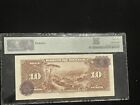 Mexico 10 Pesos 1947 Pmg 35 Unc P  47b Banco De Mexico Rare