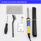 80 100 Watt Iron Plastic Welding Kit Car Bumper Dashboard Kid Repair Welder Tool
