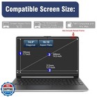 Keanboll 14 5  Laptop Screen Protector Tempered Glass For 14 5 Inch Lenovo As