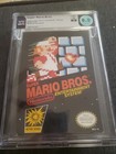 Super Mario Bros Nes Wata Nintendo Entertainment System Cib Black Box Graded