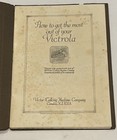 Vintage 1919 Victor Talking Machine  how To Get The Most Out Of Your Victrola 