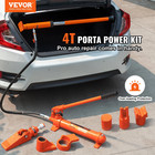 Vevor 4 Ton Portable Hydraulic Ram With Hose For Auto Body Repair Kit