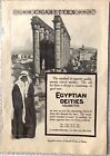 Antique 1907 Egyptian Deities Cigarettes Smoking Tobacco Print Ad - 7 x 9 5 