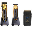 Wahl Pro 4pc Gold Limited Edition Combo By Pbcs     Gold Magic Clip Cordless  Gold