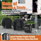 Trailer Hitch Coupler Lock 2  And 2-5 16  Hardened Steel Anti-theft Boat Rv