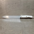 Cutco Knife 1725 Ke White Handle Large Chef Knife Usa Made Olean Ny - Ref L