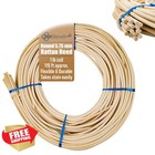 5 75mm Round Rattan Reed 1 Pound Coil Basket Weaving Wicker Repair