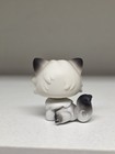 Littlest Pet Shop Lps  60 Black And White Persian Cat  Blue Eyes Authentic