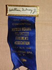 Vintage 1949 Hudson Mohawk Vol Firemen s Assn Convention Ballston Spa Ny Ribbon