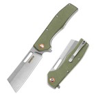 Pocket Knife With Clip edc Tactical Folding Knife  micarta Handle filpper Open