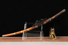 Tachi T10 Steel Katana Battle Ready Sharp Japanese Samurai Sword Real Hamon