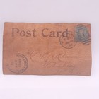 Antique Rare Leather Postcard  if You re Looking For Bargains    Posted  1908