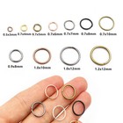 Mixed Metal Jump Rings Open Split 3 To 12mm For Diy Jewelry Bracelet Crafting
