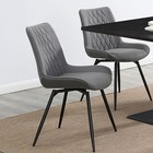 - Diggs - Upholstered Swivel Dining Side Chairs  set Of 2  - Mid-century Mode   