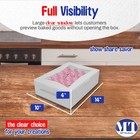 Mt Products White Cake Boxes - 14  X 10  X 4  Bakery Boxes - Pack Of 100