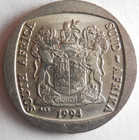 1994 South Africa 5 Rand - Excellent Coin - Free Ship - Africa Bin  3