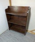 Antique Rustic Wood Mission Arts   Crafts Bookshelf Bookcase Display Shelf F93