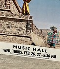 Vintage Music Hall Poster Ballet Folklorico Of Mexico Amalia Hernandez S  Hurok