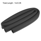 22mm Id 32mm Od Foam Tube 1m Length For Handle Grip Support Black