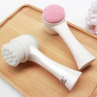 Silicone Facial Cleansing Brush Double Sided Face Pore Cleaner Exfoliating