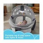 Fisher-price Portable Baby Bassinet And Play Space Deluxe On-the-go Projectio   