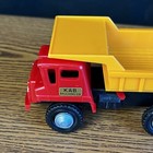 Vintage Toy Plastic 5  Kab Trucking Company Truck W lever Dump Action  Japan