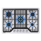 30  Inch Gas Cooktop Propane Gas Stove 5 Burner Ng Lpg Dual Fuel Stainless Steel