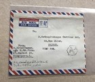 Singapore 1953 Cover To Viet Nam  solo Franking Kgvi 25c  postage-due  uncommon