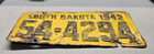      1942 South Dakota  passenger  License Plate  54-4294  Roberts County
