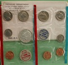 1968 United States Mint Annual Uncirculated P And D 10 Coin Set Bu