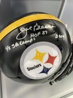 Mean Joe Greene Signed Autographed Full Size Helmet Rep Triple Inscribed Jsa Coa