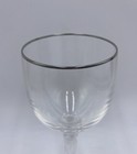 New Waterford Carleton Platinum Crystal Wine Glass