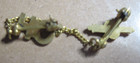 Army 2-piece Ww2 Sweetheart Pin Hq Letters  officer Coast Artillery Branch Bos