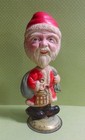 Victorian 7  Celluloid Santa On A Metal Base - Japan