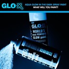 Blue Glow In The Dark Spray Paint 10 6oz Acrylic Neon Light Activated