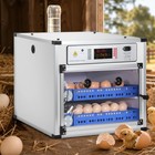 136 Egg Incubator Digital Hatcher W  Automatic Temperature   Humidity Control