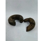 Antique Heavy Bronze Manilla Slave Trade Bracelet Money Currency West Africa 3lb