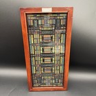 Vintage Frank Lloyd Wright Stained Glass Oak Park Skylight Panel Art Deco