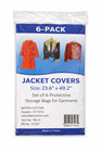 6 Units Lot Of  Dust Cover Garment Storage Organizer Bag Wardrobe  Clothing