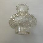 Clear Glass Vintage Lamp Shade 8    Fitter Base Art Deco Pineapple Design Chande
